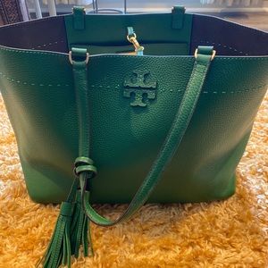 Kelly Green Tory Burch Tote